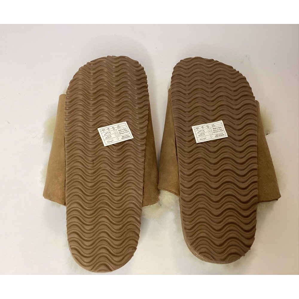 Fireside by Dearforms Cozy Slippers  Molded Footbed Slide Size 7 New - Picture 6 of 7